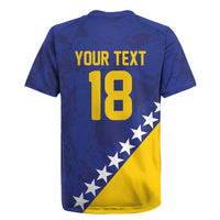 Custom Bosnia and Herzegovina Football Rugby Jersey Go Champion Sporty Style - Wonder Print Shop