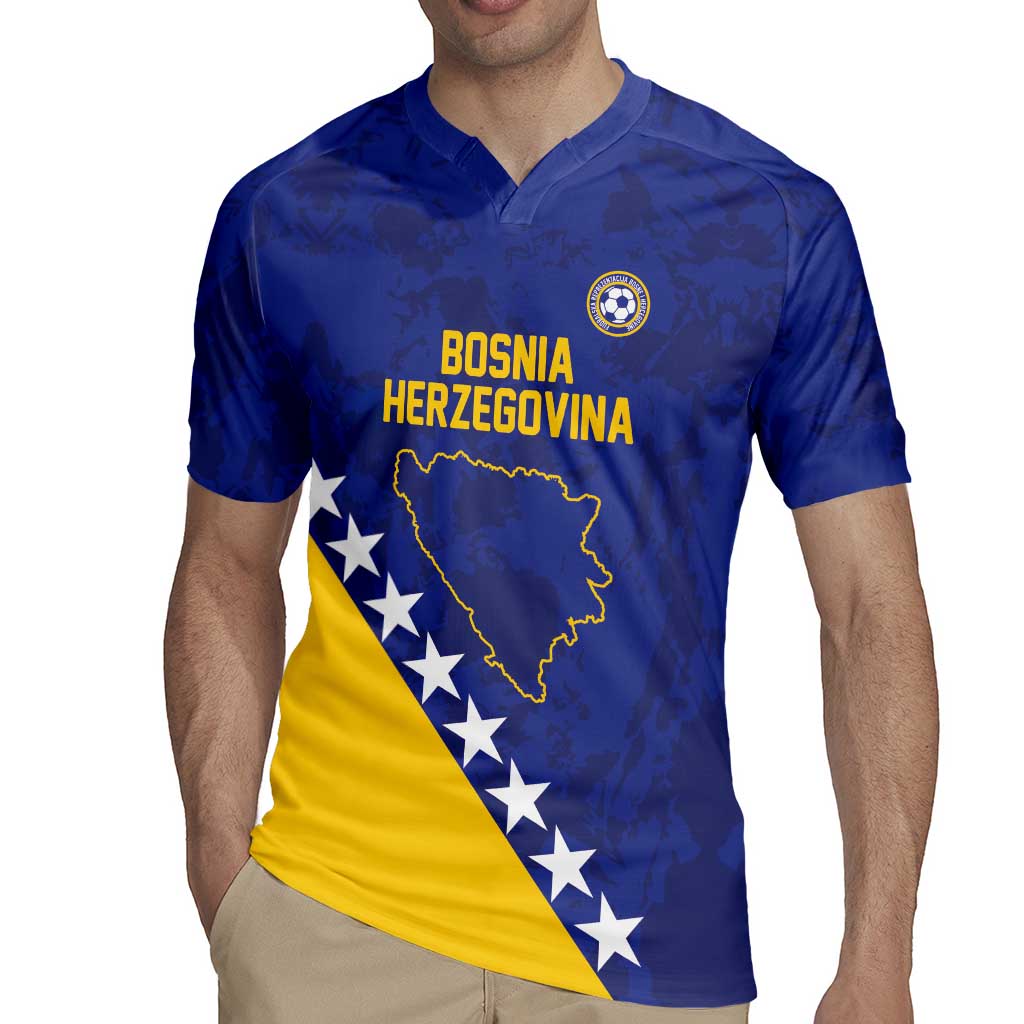 Custom Bosnia and Herzegovina Football Rugby Jersey Go Champion Sporty Style - Wonder Print Shop