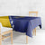 Custom Bosnia and Herzegovina Football Tablecloth Go Champion Sporty Style - Wonder Print Shop