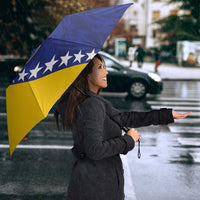 Custom Bosnia and Herzegovina Football Umbrella Go Champion Sporty Style - Wonder Print Shop