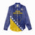 Custom Bosnia and Herzegovina Football Women Casual Shirt Go Champion Sporty Style - Wonder Print Shop