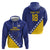 Custom Bosnia and Herzegovina Football Zip Hoodie Go Champion Sporty Style - Wonder Print Shop