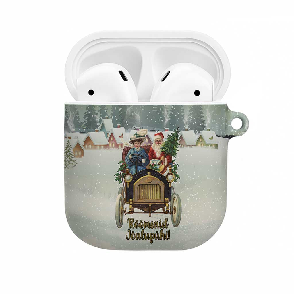 Estonia Christmas AirPods Case Roomsaid Joulupuhi - Wonder Print Shop