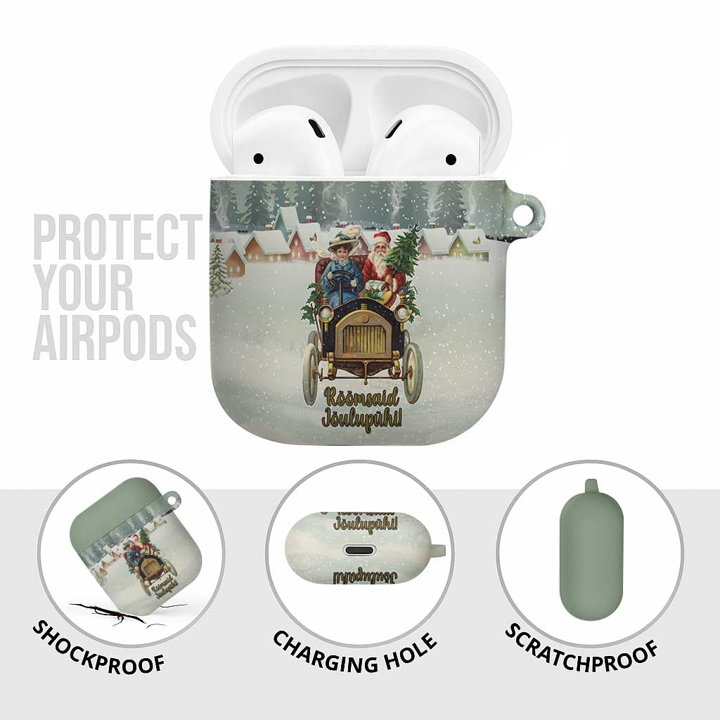 Estonia Christmas AirPods Case Roomsaid Joulupuhi - Wonder Print Shop