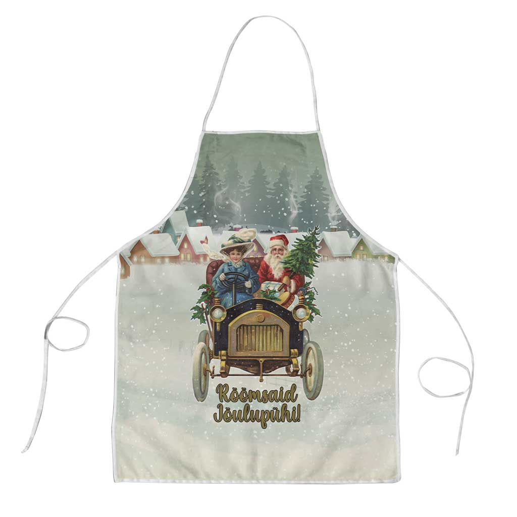 Estonia Christmas Apron Roomsaid Joulupuhi - Wonder Print Shop