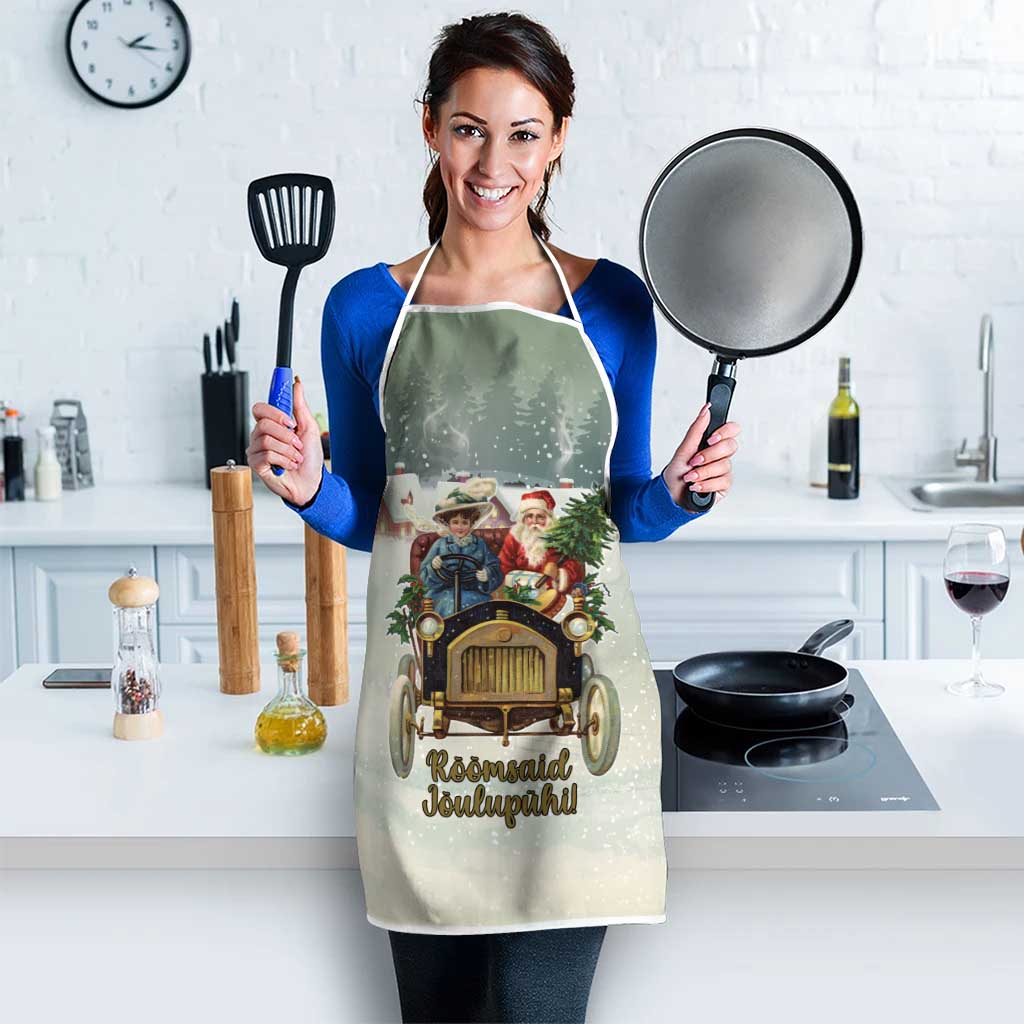 Estonia Christmas Apron Roomsaid Joulupuhi - Wonder Print Shop