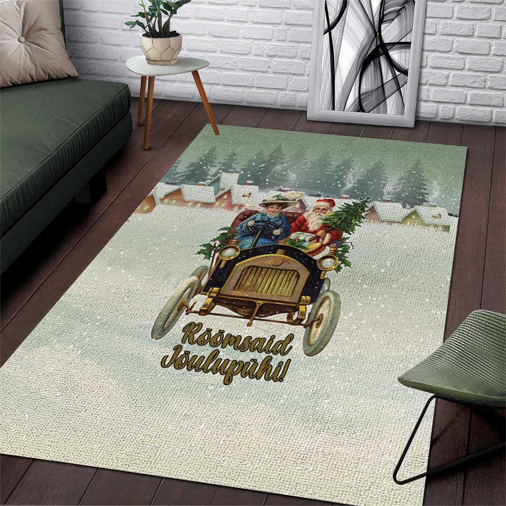 Estonia Christmas Area Rug Roomsaid Joulupuhi - Wonder Print Shop