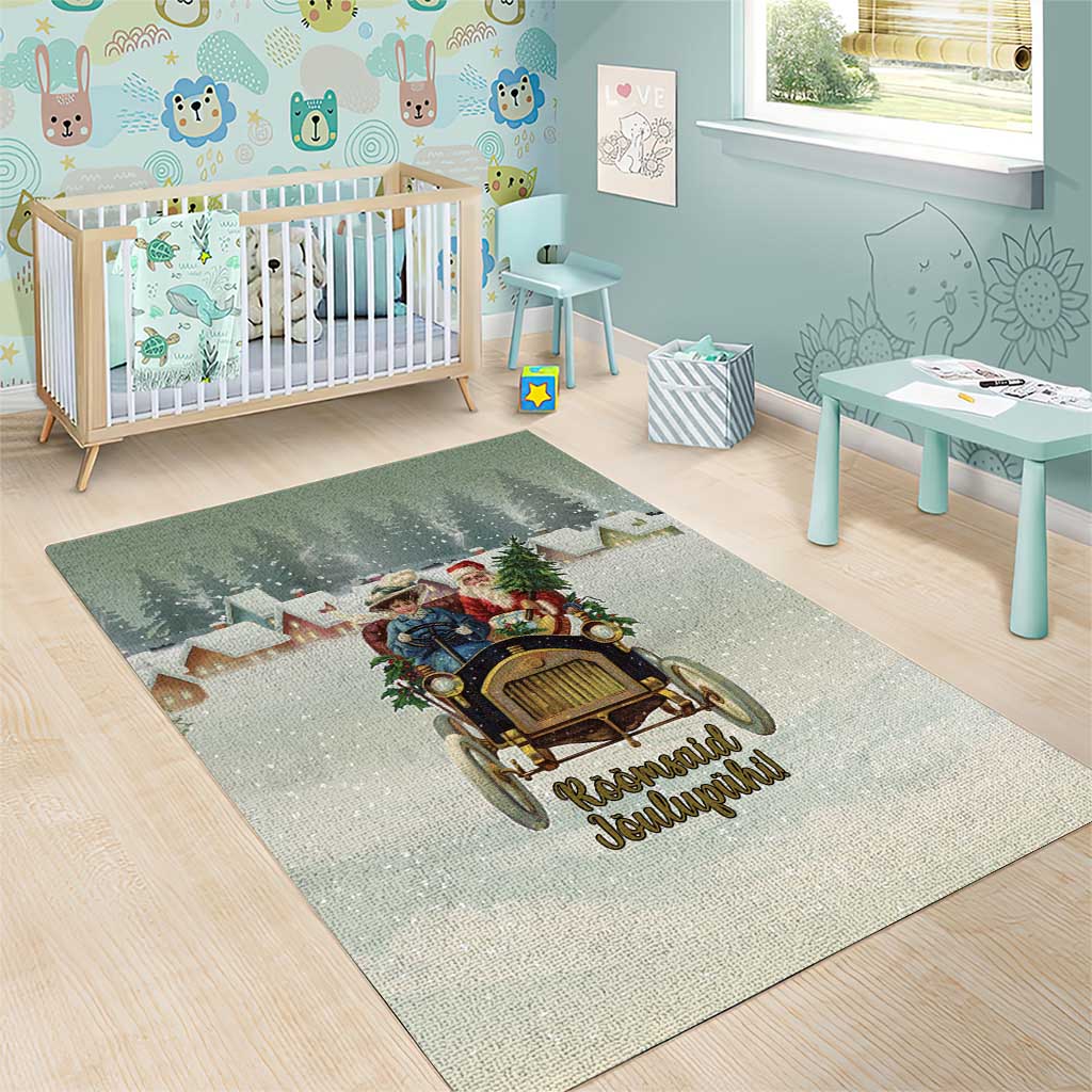 Estonia Christmas Area Rug Roomsaid Joulupuhi - Wonder Print Shop