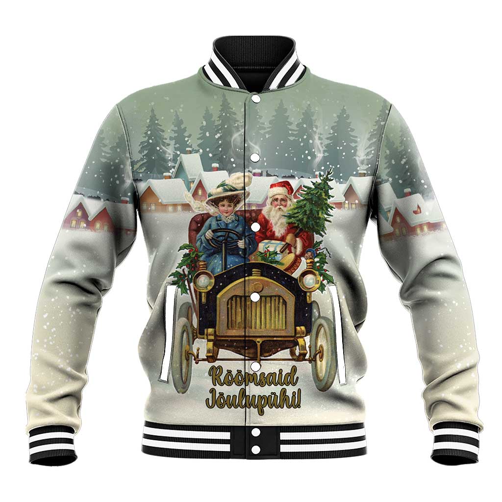 Estonia Christmas Baseball Jacket Roomsaid Joulupuhi - Wonder Print Shop