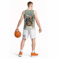 Estonia Christmas Basketball Jersey Roomsaid Joulupuhi - Wonder Print Shop