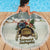Estonia Christmas Beach Blanket Roomsaid Joulupuhi - Wonder Print Shop
