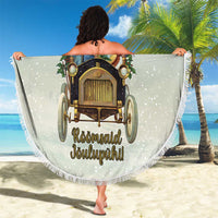 Estonia Christmas Beach Blanket Roomsaid Joulupuhi - Wonder Print Shop