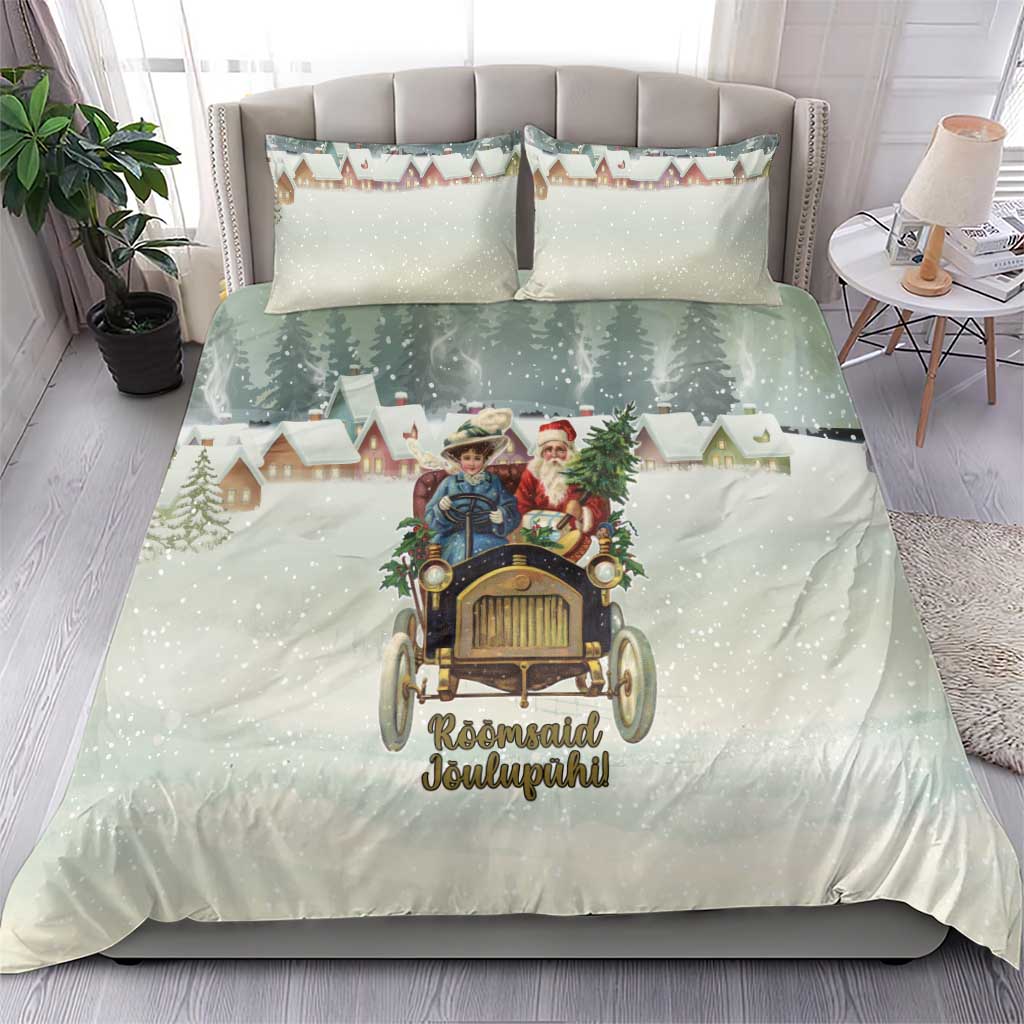 Estonia Christmas Bedding Set Roomsaid Joulupuhi - Wonder Print Shop