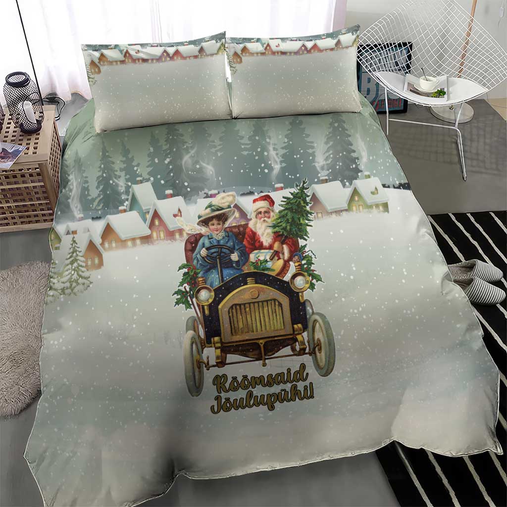 Estonia Christmas Bedding Set Roomsaid Joulupuhi - Wonder Print Shop