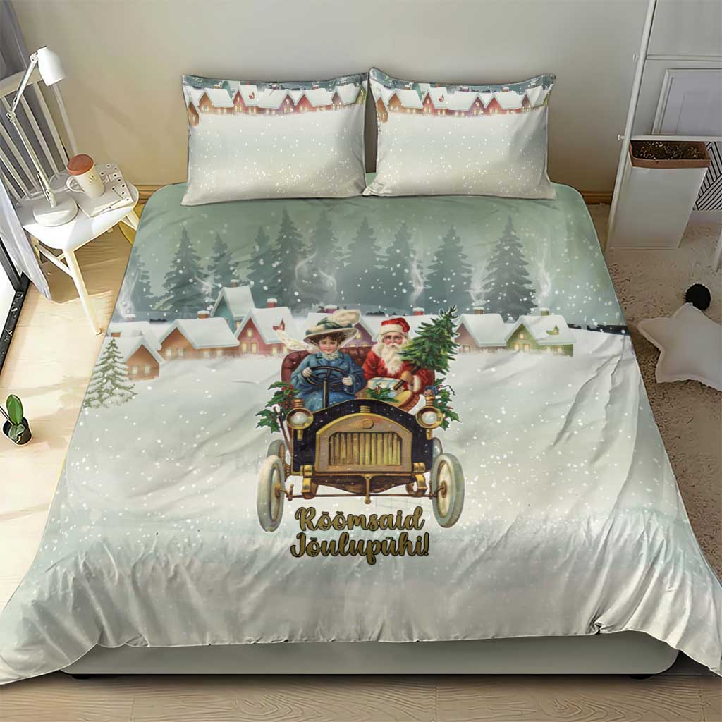 Estonia Christmas Bedding Set Roomsaid Joulupuhi - Wonder Print Shop