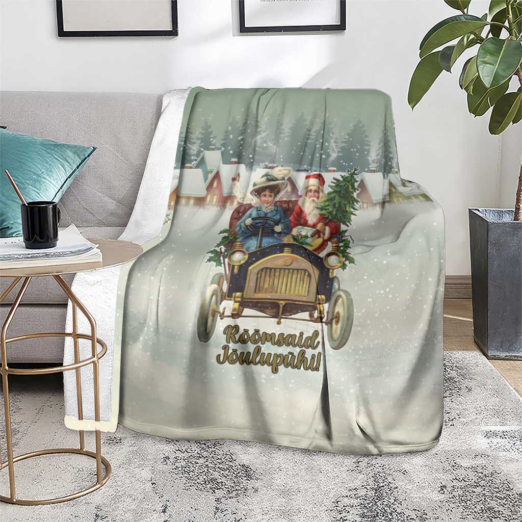 Estonia Christmas Blanket Roomsaid Joulupuhi - Wonder Print Shop