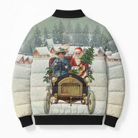 Estonia Christmas Bomber Puffer Jacket Roomsaid Joulupuhi - Wonder Print Shop