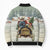 Estonia Christmas Bomber Puffer Jacket Roomsaid Joulupuhi - Wonder Print Shop