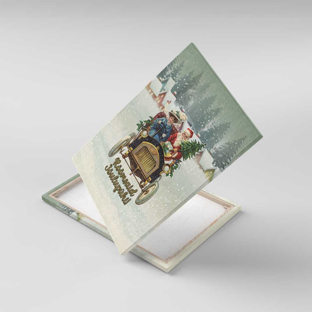 Estonia Christmas Canvas Wall Art Roomsaid Joulupuhi - Wonder Print Shop