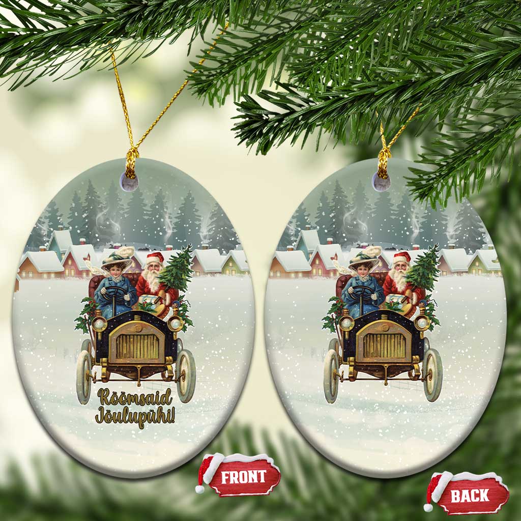 Estonia Christmas Ceramic Ornament Roomsaid Joulupuhi - Wonder Print Shop