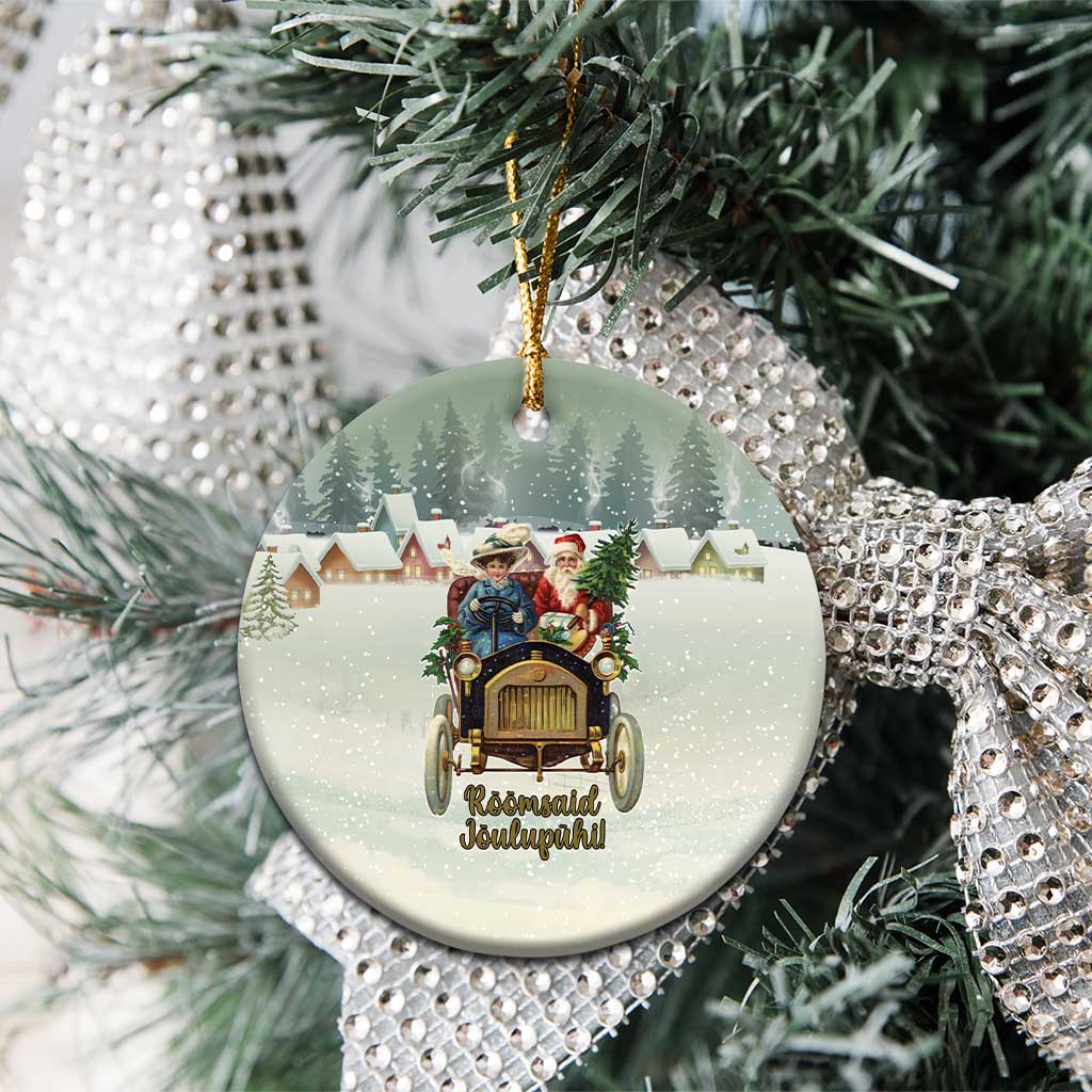 Estonia Christmas Ceramic Ornament Roomsaid Joulupuhi - Wonder Print Shop