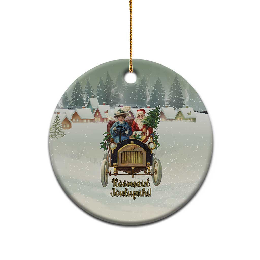 Estonia Christmas Ceramic Ornament Roomsaid Joulupuhi - Wonder Print Shop