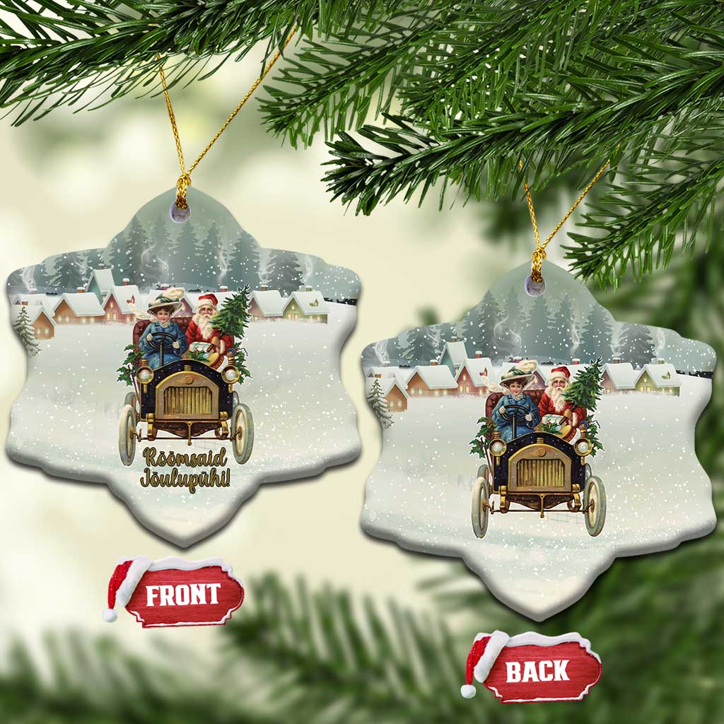 Estonia Christmas Ceramic Ornament Roomsaid Joulupuhi - Wonder Print Shop