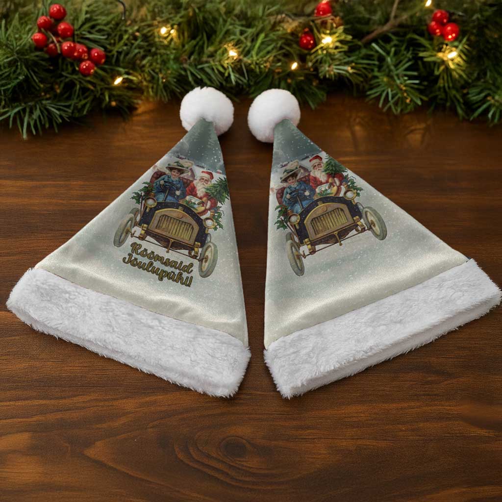 Estonia Christmas Santa Hat Roomsaid Joulupuhi - Wonder Print Shop