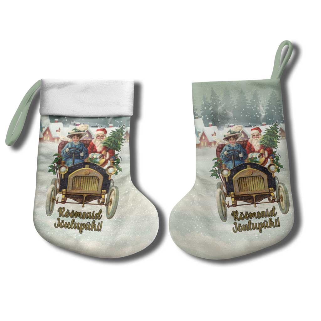 Estonia Christmas Stocking Roomsaid Joulupuhi - Wonder Print Shop