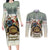 Estonia Christmas Couples Matching Long Sleeve Bodycon Dress and Long Sleeve Button Shirt Roomsaid Joulupuhi - Wonder Print Shop