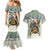 Estonia Christmas Couples Matching Mermaid Dress and Hawaiian Shirt Roomsaid Joulupuhi - Wonder Print Shop