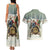 Estonia Christmas Couples Matching Tank Maxi Dress and Hawaiian Shirt Roomsaid Joulupuhi - Wonder Print Shop