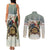 Estonia Christmas Couples Matching Tank Maxi Dress and Long Sleeve Button Shirt Roomsaid Joulupuhi - Wonder Print Shop