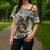 Estonia Christmas Cross Shoulder Shirt Roomsaid Joulupuhi - Wonder Print Shop