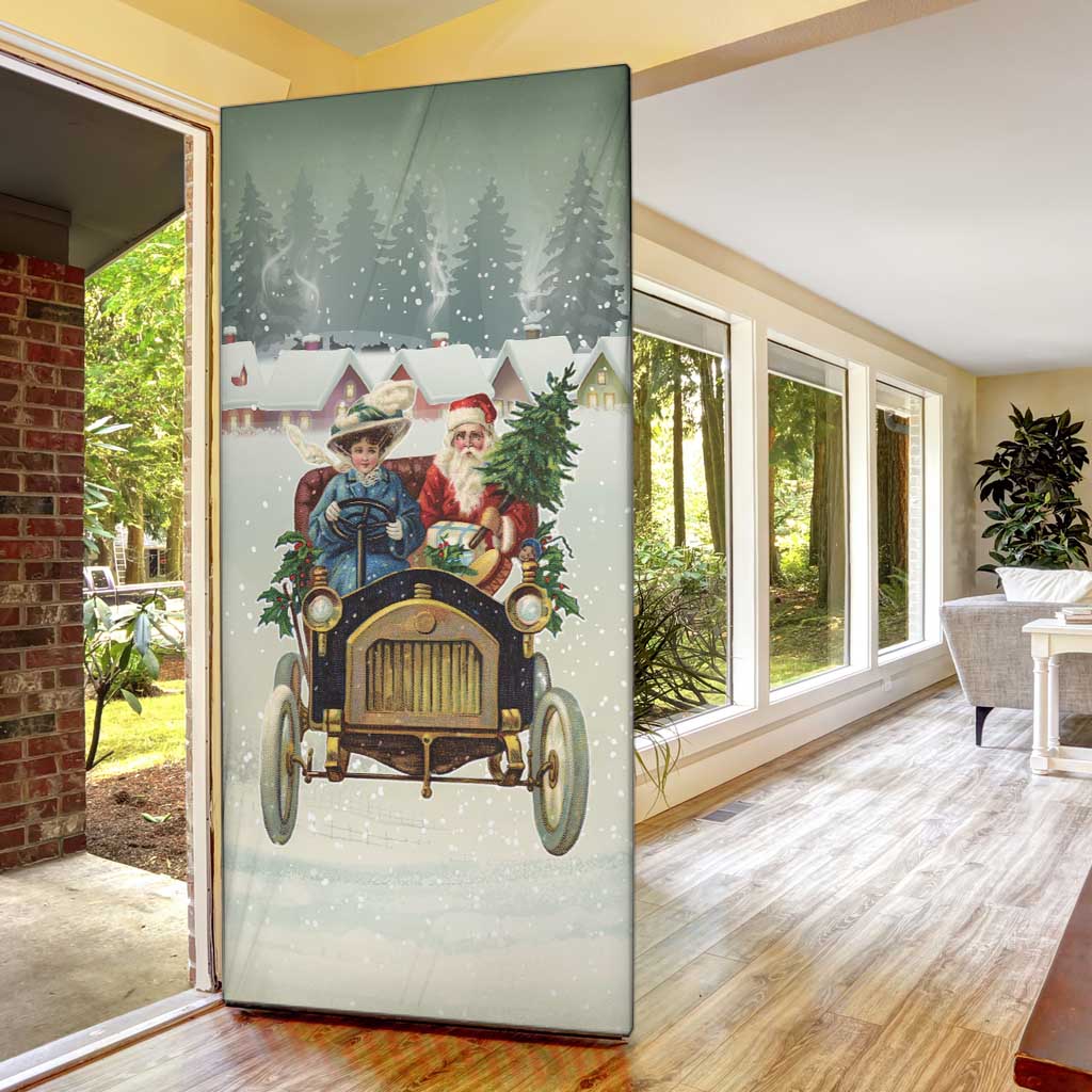 Estonia Christmas Door Cover Roomsaid Joulupuhi - Wonder Print Shop