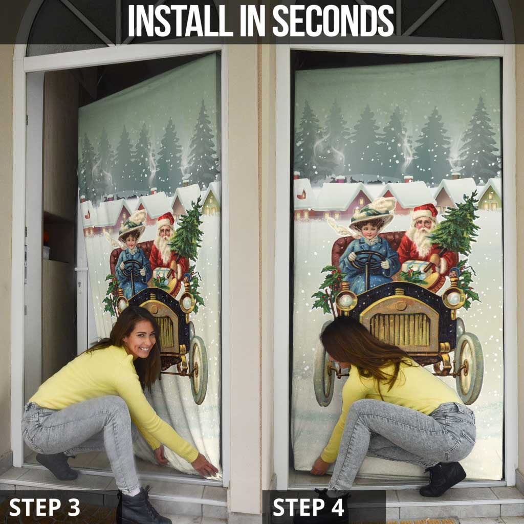 Estonia Christmas Door Cover Roomsaid Joulupuhi - Wonder Print Shop