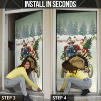 Estonia Christmas Door Cover Roomsaid Joulupuhi - Wonder Print Shop