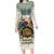 Estonia Christmas Family Matching Long Sleeve Bodycon Dress and Hawaiian Shirt Roomsaid Joulupuhi - Wonder Print Shop
