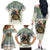 Estonia Christmas Family Matching Off The Shoulder Long Sleeve Dress and Hawaiian Shirt Roomsaid Joulupuhi - Wonder Print Shop