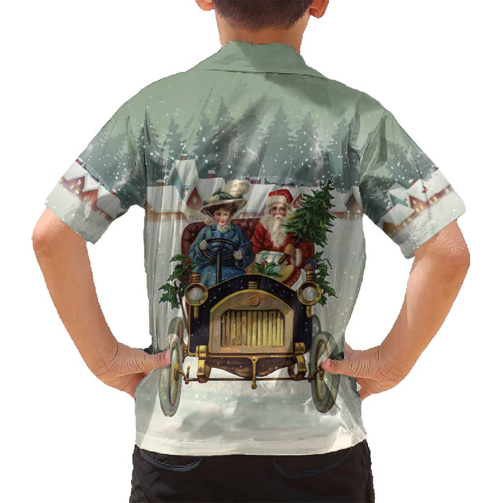 Estonia Christmas Family Matching Off Shoulder Maxi Dress and Hawaiian Shirt Roomsaid Joulupuhi - Wonder Print Shop