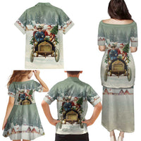 Estonia Christmas Family Matching Puletasi and Hawaiian Shirt Roomsaid Joulupuhi - Wonder Print Shop