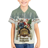 Estonia Christmas Family Matching Puletasi and Hawaiian Shirt Roomsaid Joulupuhi - Wonder Print Shop