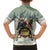 Estonia Christmas Family Matching Short Sleeve Bodycon Dress and Hawaiian Shirt Roomsaid Joulupuhi - Wonder Print Shop