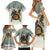 Estonia Christmas Family Matching Short Sleeve Bodycon Dress and Hawaiian Shirt Roomsaid Joulupuhi - Wonder Print Shop