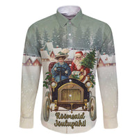 Estonia Christmas Family Matching Short Sleeve Bodycon Dress and Hawaiian Shirt Roomsaid Joulupuhi - Wonder Print Shop