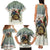 Estonia Christmas Family Matching Tank Maxi Dress and Hawaiian Shirt Roomsaid Joulupuhi - Wonder Print Shop