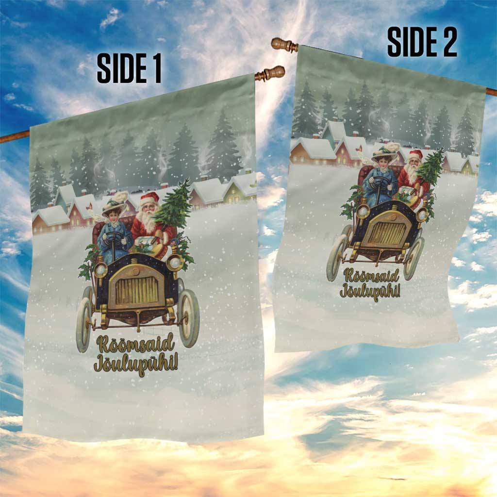 Estonia Christmas Garden Flag Roomsaid Joulupuhi - Wonder Print Shop