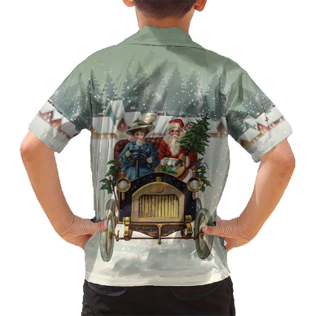 Estonia Christmas Kid Hawaiian Shirt Roomsaid Joulupuhi - Wonder Print Shop