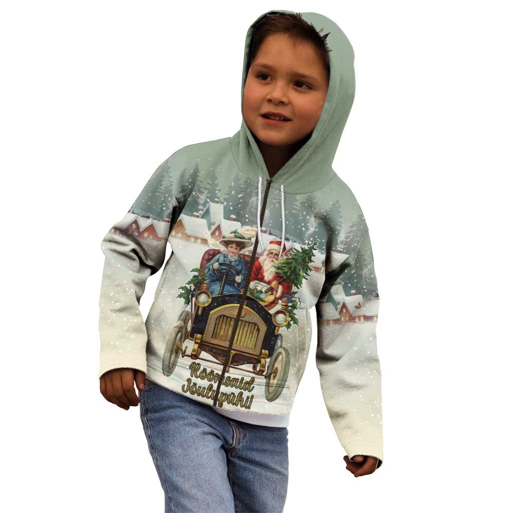 Estonia Christmas Kid Hoodie Roomsaid Joulupuhi - Wonder Print Shop