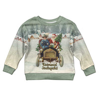 Estonia Christmas Kid Ugly Christmas Sweater Roomsaid Joulupuhi - Wonder Print Shop